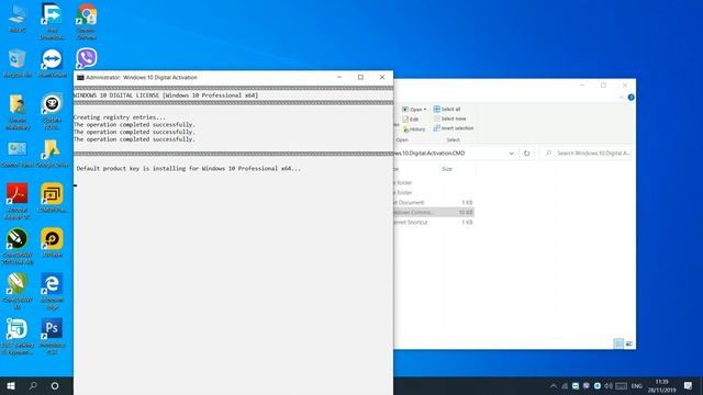 How to activate Windows 10 version 1909 permanently November update 2019 смотреть онлайн