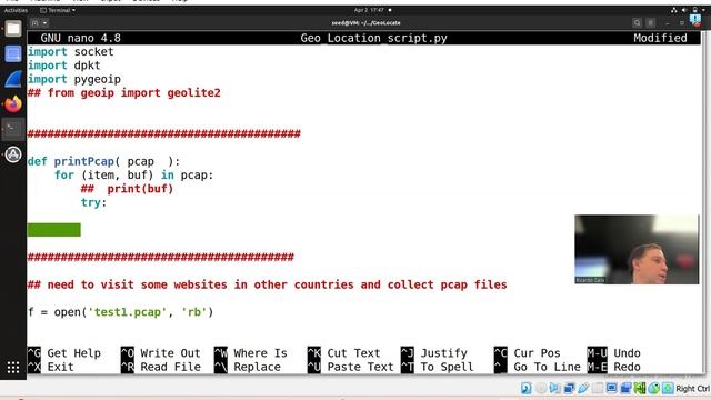 Network GeoLocation with Python and Linux смотреть онлайн