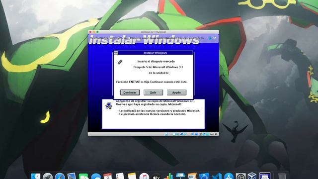 Instalación de Windows 3.1 sobre MS-DOS en VirtualBox смотреть онлайн