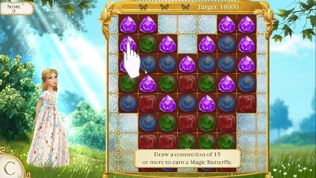 💝 Cinderella Free Fall I Disney Puzzle Games I Walktrough Levels 1-5 смотреть онлайн