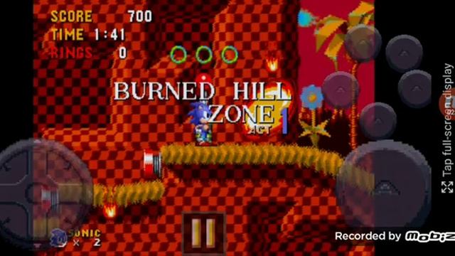 sonic 1 burned edition! on Android but what happen to green hill?! sonic hack mod смотреть онлайн