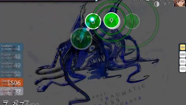 osu! liveplay | Renard - Blue Night [DoKo] смотреть онлайн