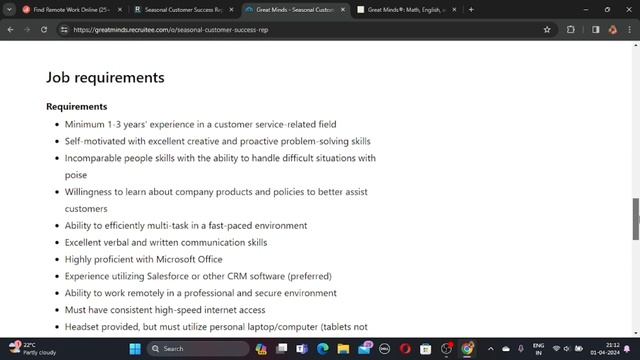Great Minds Hiring| US Company | $19 US per hour earning | Work From Home Jobs 2024 | remote jobs смотреть онлайн