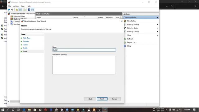 How to Turn off/on firewall in Window 10 (disable firewall outgoing 2020) #bigmark смотреть онлайн