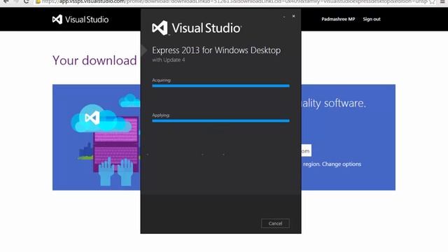 Installing Visual Studio Express 2013, Hello World in C++ смотреть онлайн