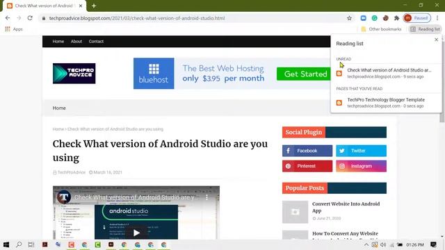 How to Add a Web Page to Your Reading List in the Chrome смотреть онлайн
