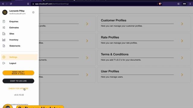 Cloudscaff | Software Updates смотреть онлайн