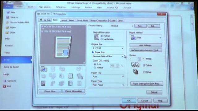 MFP Job Shops Print Favorite Setting PCL & PS Drivers 1 смотреть онлайн