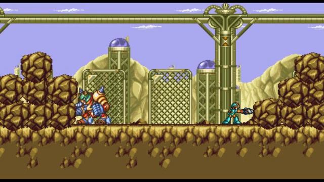 Mega Man X3 (SNES) - Tunnel Rhino Stage in major key смотреть онлайн