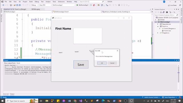 C#-SE1636: Session 6. Giới thiệu Windows Forms, Label, TextBox, Button, ComboBox, MaskedTextBox смотреть онлайн