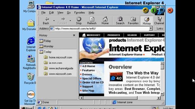 Windows 98 [4.10.1998] Interactive CD Sampler смотреть онлайн