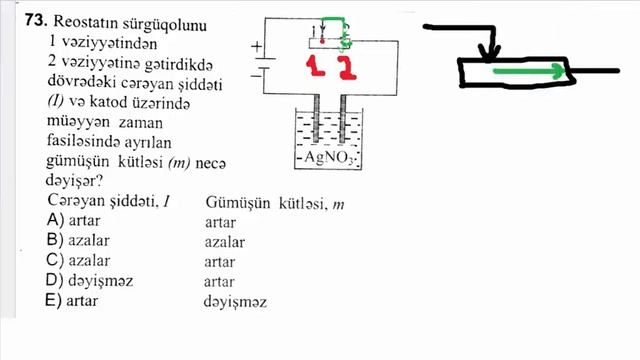 Elektrolitlərdə elektrik cərəyanı 73