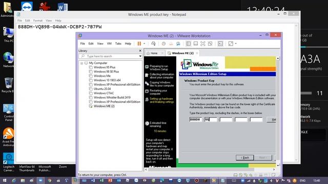 Setup Windows ME in VMware смотреть онлайн