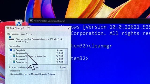 How to open the Disk Cleanup in Windows through CMD command line instead of searching for it. смотреть онлайн