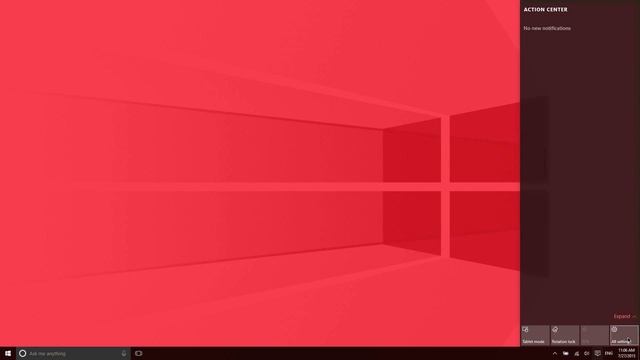 Windows 10 Action Center смотреть онлайн