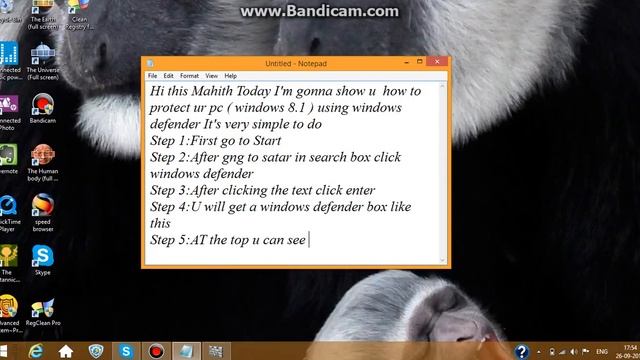 Protecting PC by windows defender by Mahith смотреть онлайн