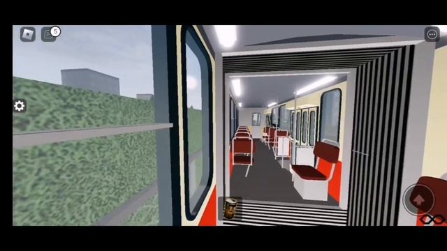 Roblox.Поездка на Трамвае Татра - КТ4SU, Борт №438, Маршрут №2 смотреть онлайн