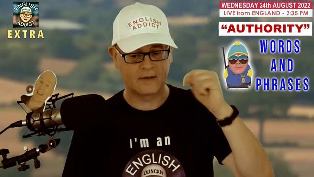 "Respect My Authority!" - English Addict eXtra - LIVE Lesson - Learn words for 'being in control' смотреть онлайн