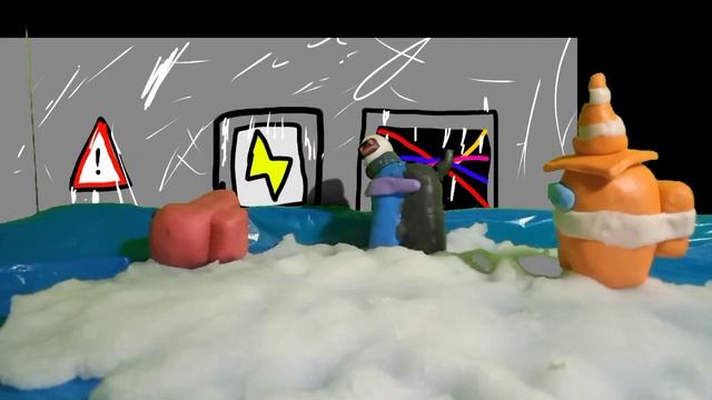 SnowBall Fight | Stop Motion animation смотреть онлайн