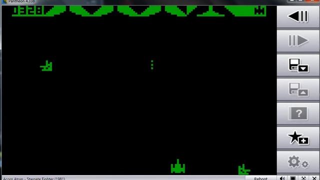 Stargate Fighter - Acorn Atom - emulador Pantheon 4.338 - testeado en Windows 7 x64 смотреть онлайн