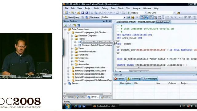 PDC 2008 Entity Framework Futures смотреть онлайн