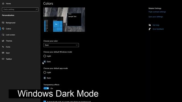 How to Enable Windows 10 Desktop Dark Mode | SL TECH GAWESHAKA смотреть онлайн