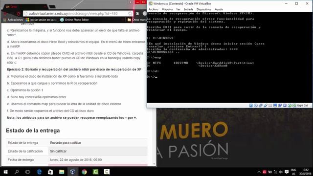 Ntldr | Borrado y Recuperacion de archivo смотреть онлайн