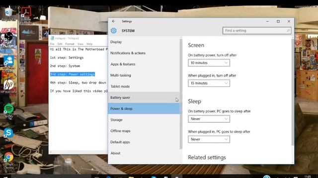 How to turn of sleep mode- Windows 10 смотреть онлайн