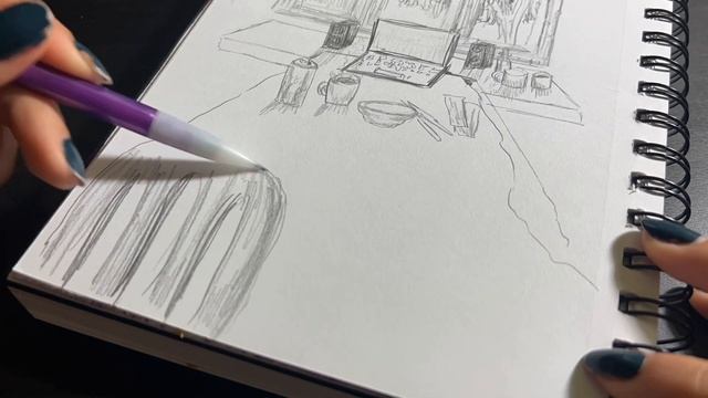 draw with me ~ desk + window 🎆 смотреть онлайн