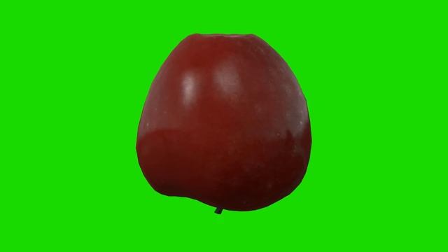 red apple spinning in green screen free stock footage смотреть онлайн