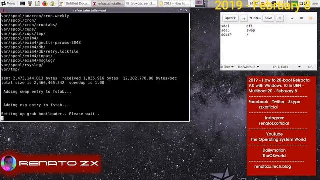 2019 - How to 20-boot Refracta 9.0 with Windows 10 in UEFI - Multiboot 20 - February 8 смотреть онлайн
