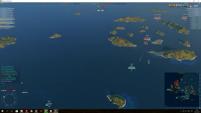 World of Warships _ отряд _ клановый бои _ 28.10.2017 смотреть онлайн