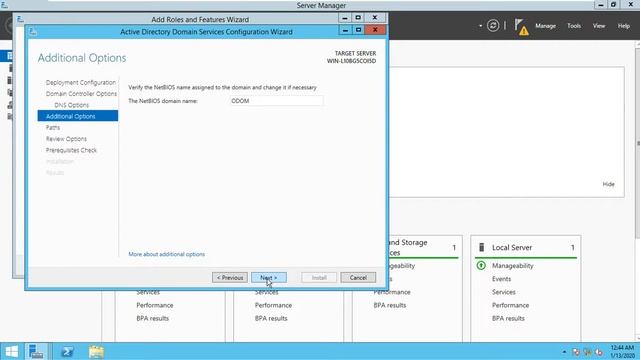 How to install Active Directory on window Server 2012/ Step by step смотреть онлайн