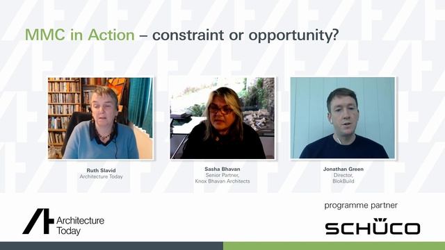 AT Schüco Webinar MMC constraint or opportunity? смотреть онлайн
