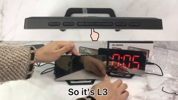 How To Set LED Mirror Alarm Clock? | Setting Guide