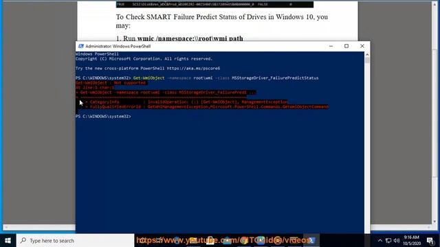 Check SMART Failure Predict Status of Drives in Windows 10 смотреть онлайн