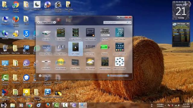 Get Windows 7 Gadgets on Windows 10 смотреть онлайн