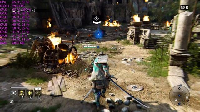 FOR HONOR Beta | GAMEPLAY KENSEI | GTX 1070 EX (KFA2) | i7 6700k | 1080p 60fps | ULTRA settings смотреть онлайн