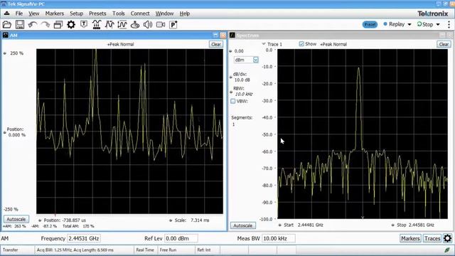 RSAシリーズ　スペクトラム・アナライザ機能説明_AM変調FM変調の解析 смотреть онлайн