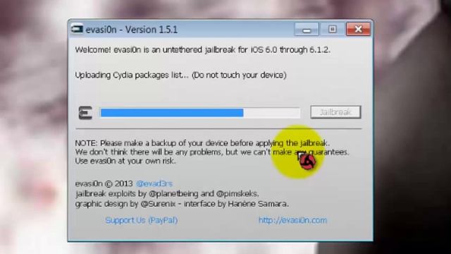 Unthethered Jailbreak Version 6.0-6.1.2 for all iDevices (Windows) смотреть онлайн