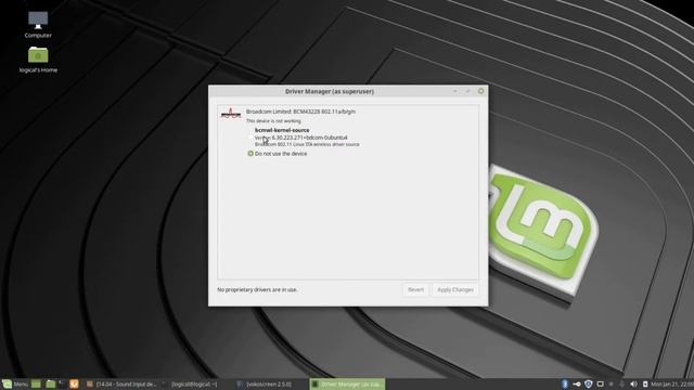 Broadcomos wifi driver telepítése Linux Mint 19-re смотреть онлайн