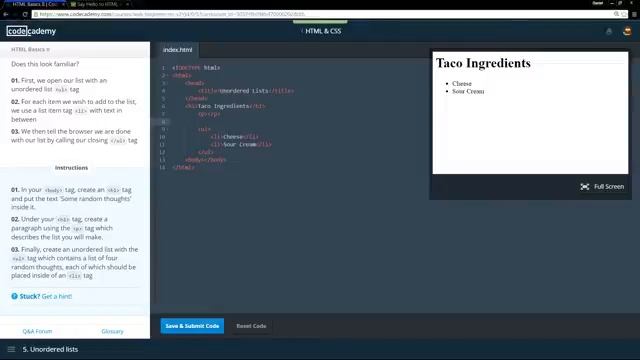 UNIT 1: INTRODUCTION TO HTML смотреть онлайн
