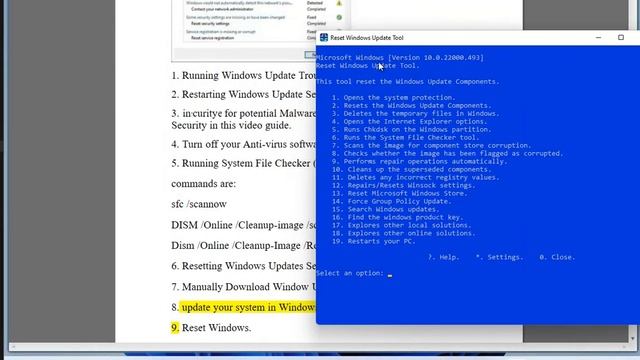 Fix Windows Update Database Error Detected error смотреть онлайн
