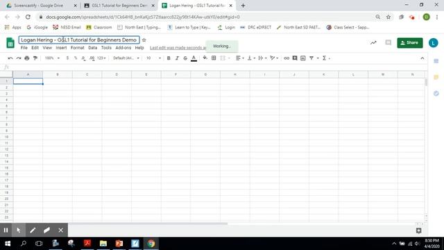 Google Sheets - Set up for Lesson 1 смотреть онлайн