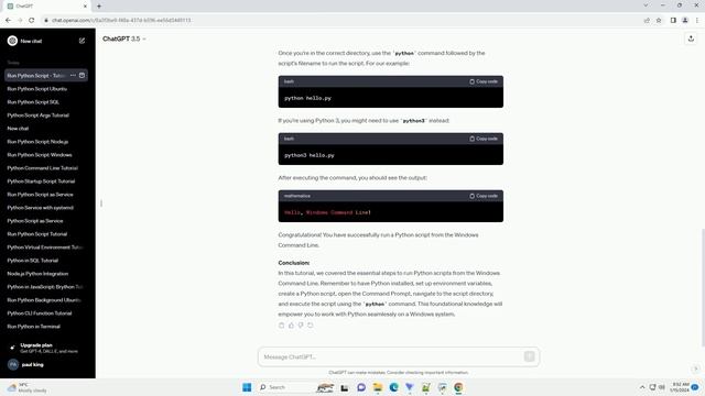 run python script from windows command line смотреть онлайн