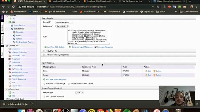 WSO2 - Paginação com Data Service Server смотреть онлайн