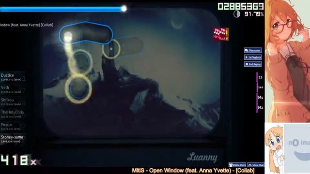 [Osu!] MitiS - Open Window (feat. Anna Yvette) [Collab]+HD,HR смотреть онлайн