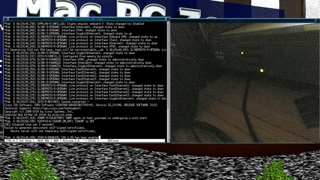 Resetting a Cisco 860VAE Router to Factory Defaults смотреть онлайн