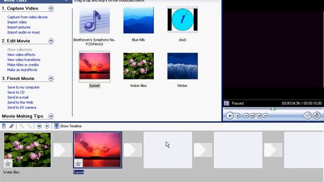 Windows Movie Maker 2 Crearea colectiei de fisiere componente смотреть онлайн