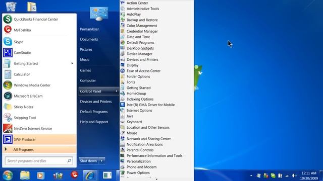 Windows 7 Quick Look October 2009 смотреть онлайн